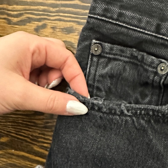 Agolde Black Denim Jeans - Picture 5 of 7